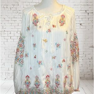 SOHO Pink Moon Bay boho & floral Aztec abstract design, size L, year-round style